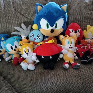 Sonic the Hedgehog plushies